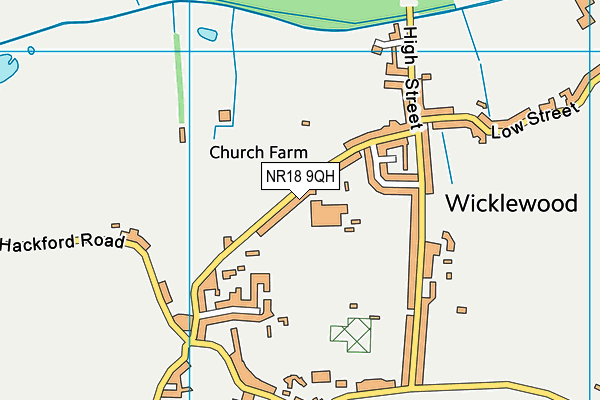 NR18 9QH map - OS VectorMap District (Ordnance Survey) NR18 9QH map - OS VectorMap District (Ordnance Survey)