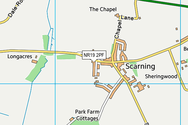 NR19 2PF map - OS VectorMap District (Ordnance Survey) NR19 2PF map - OS VectorMap District (Ordnance Survey)