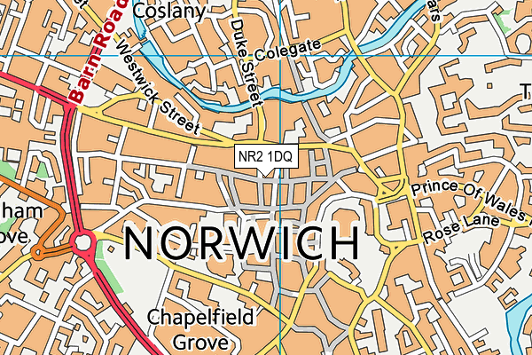 NR2 1DQ map - OS VectorMap District (Ordnance Survey) NR2 1DQ map - OS VectorMap District (Ordnance Survey)