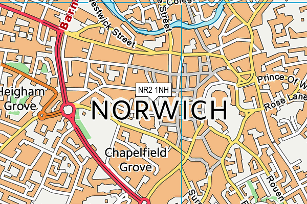 NR2 1NH map - OS VectorMap District (Ordnance Survey) NR2 1NH map - OS VectorMap District (Ordnance Survey)