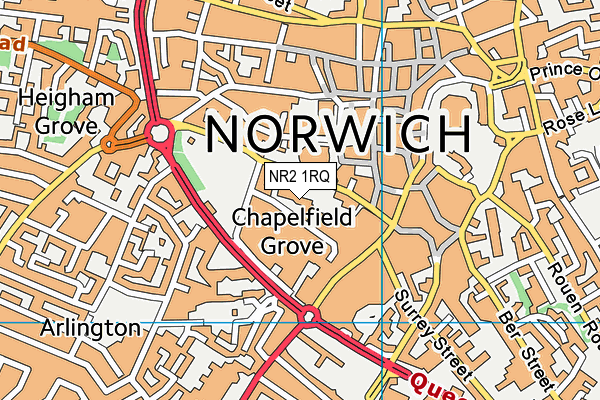 NR2 1RQ map - OS VectorMap District (Ordnance Survey) NR2 1RQ map - OS VectorMap District (Ordnance Survey)