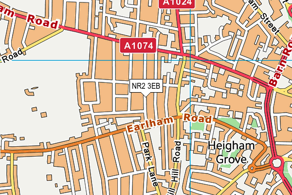 NR2 3EB map - OS VectorMap District (Ordnance Survey) NR2 3EB map - OS VectorMap District (Ordnance Survey)