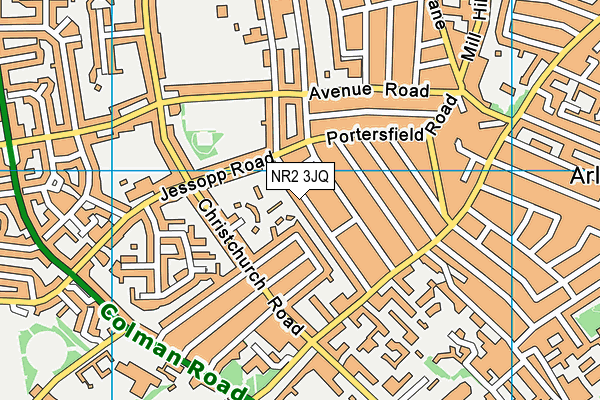 NR2 3JQ map - OS VectorMap District (Ordnance Survey) NR2 3JQ map - OS VectorMap District (Ordnance Survey)