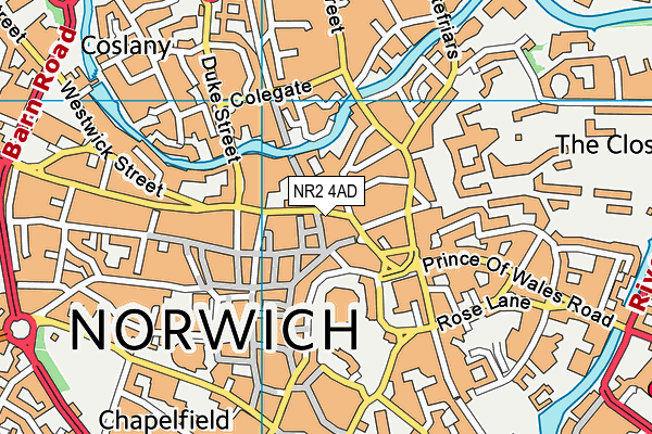 NR2 4AD map - OS VectorMap District (Ordnance Survey) NR2 4AD map - OS VectorMap District (Ordnance Survey)