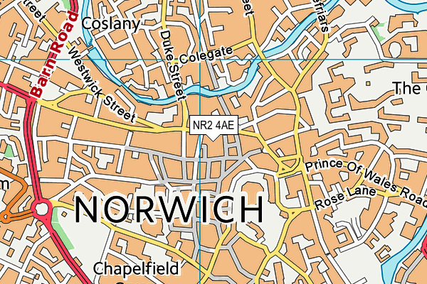 NR2 4AE map - OS VectorMap District (Ordnance Survey) NR2 4AE map - OS VectorMap District (Ordnance Survey)
