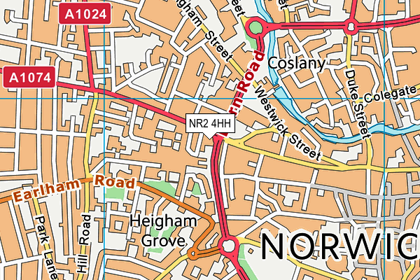 NR2 4HH map - OS VectorMap District (Ordnance Survey) NR2 4HH map - OS VectorMap District (Ordnance Survey)