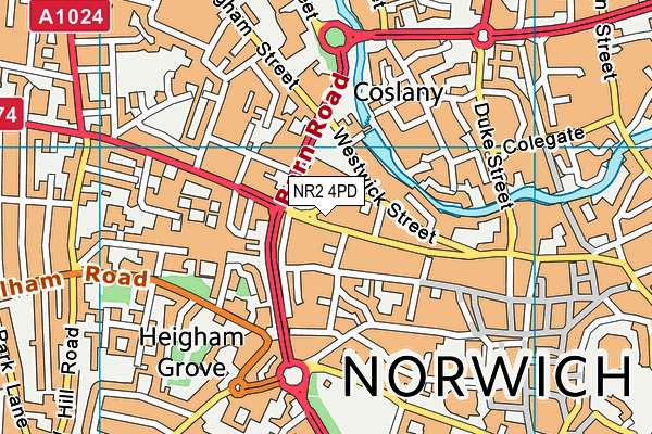 NR2 4PD map - OS VectorMap District (Ordnance Survey) NR2 4PD map - OS VectorMap District (Ordnance Survey)