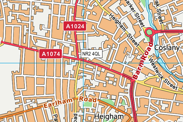NR2 4QL map - OS VectorMap District (Ordnance Survey) NR2 4QL map - OS VectorMap District (Ordnance Survey)