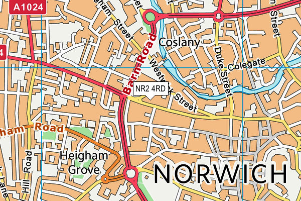 NR2 4RD map - OS VectorMap District (Ordnance Survey) NR2 4RD map - OS VectorMap District (Ordnance Survey)