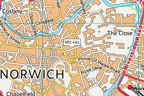 NR2 4SQ map - OS VectorMap District (Ordnance Survey) NR2 4SQ map - OS VectorMap District (Ordnance Survey)