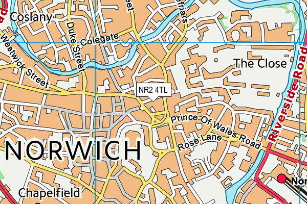 NR2 4TL map - OS VectorMap District (Ordnance Survey) NR2 4TL map - OS VectorMap District (Ordnance Survey)