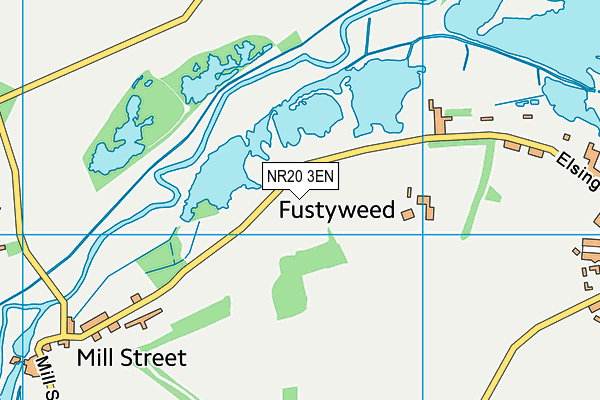NR20 3EN map - OS VectorMap District (Ordnance Survey) NR20 3EN map - OS VectorMap District (Ordnance Survey)