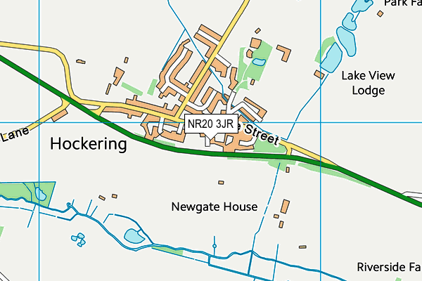 NR20 3JR map - OS VectorMap District (Ordnance Survey) NR20 3JR map - OS VectorMap District (Ordnance Survey)