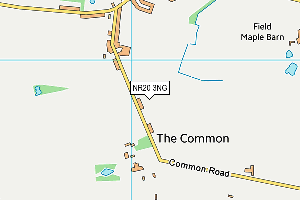 NR20 3NG map - OS VectorMap District (Ordnance Survey) NR20 3NG map - OS VectorMap District (Ordnance Survey)