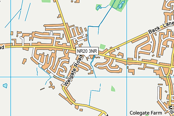 NR20 3NR map - OS VectorMap District (Ordnance Survey) NR20 3NR map - OS VectorMap District (Ordnance Survey)