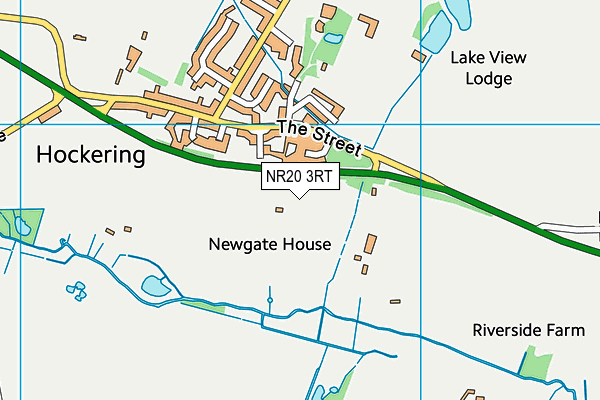 NR20 3RT map - OS VectorMap District (Ordnance Survey)