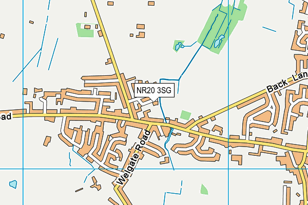 NR20 3SG map - OS VectorMap District (Ordnance Survey) NR20 3SG map - OS VectorMap District (Ordnance Survey)