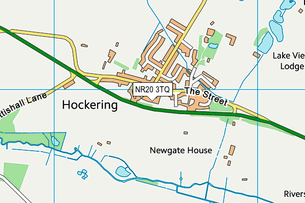 NR20 3TQ map - OS VectorMap District (Ordnance Survey)