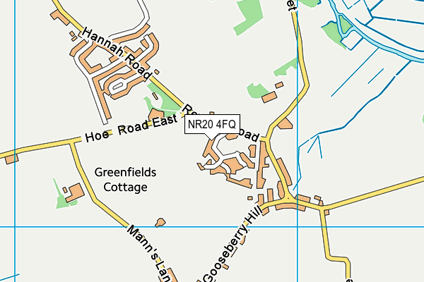 NR20 4FQ map - OS VectorMap District (Ordnance Survey) NR20 4FQ map - OS VectorMap District (Ordnance Survey)