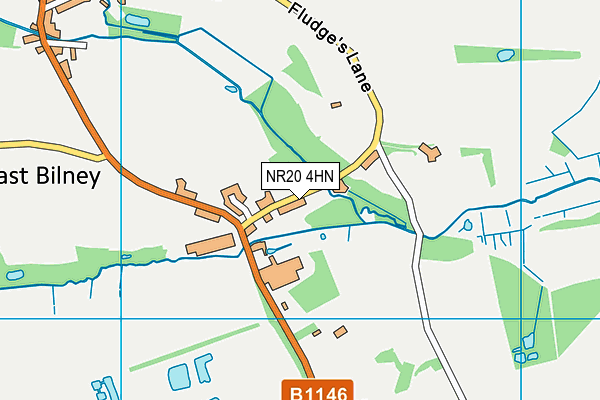 NR20 4HN map - OS VectorMap District (Ordnance Survey)