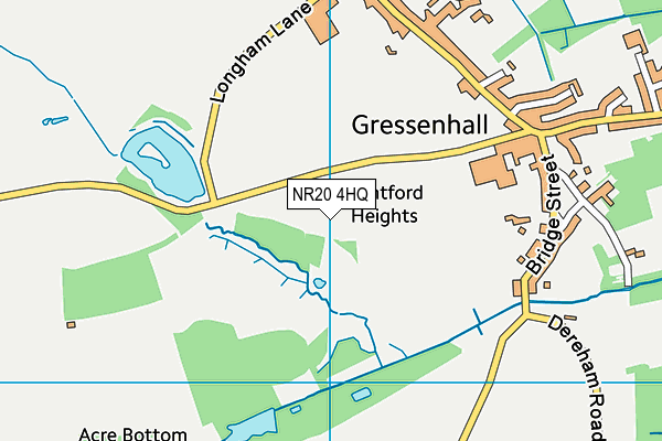 NR20 4HQ map - OS VectorMap District (Ordnance Survey)
