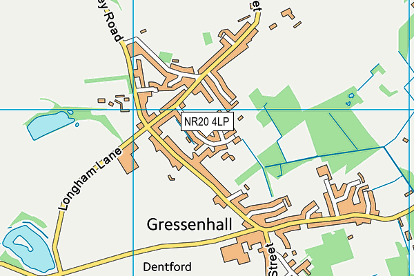 NR20 4LP map - OS VectorMap District (Ordnance Survey)