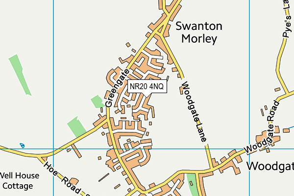 NR20 4NQ map - OS VectorMap District (Ordnance Survey) NR20 4NQ map - OS VectorMap District (Ordnance Survey)