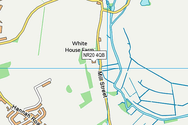 NR20 4QB map - OS VectorMap District (Ordnance Survey)