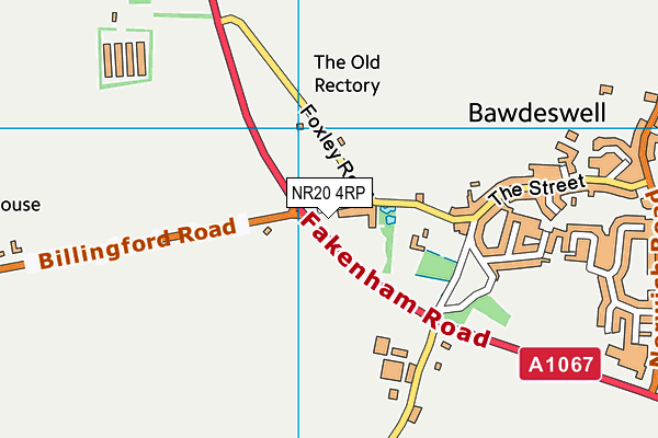 NR20 4RP map - OS VectorMap District (Ordnance Survey) NR20 4RP map - OS VectorMap District (Ordnance Survey)