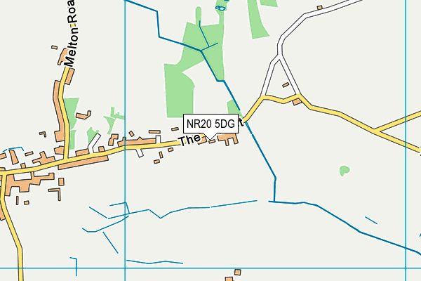 NR20 5DG map - OS VectorMap District (Ordnance Survey) NR20 5DG map - OS VectorMap District (Ordnance Survey)