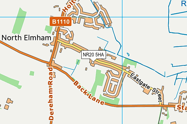 NR20 5HA map - OS VectorMap District (Ordnance Survey) NR20 5HA map - OS VectorMap District (Ordnance Survey)