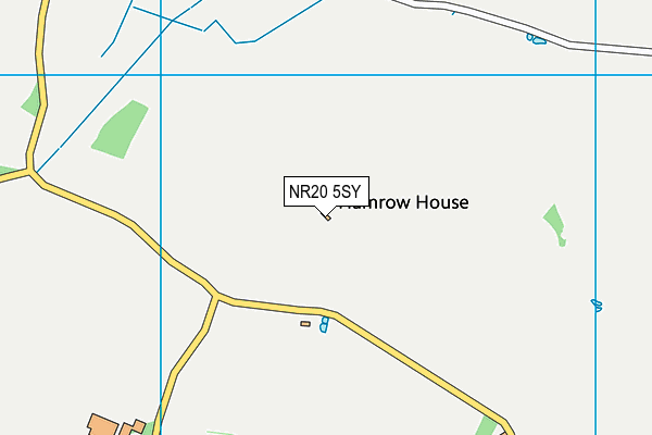 NR20 5SY map - OS VectorMap District (Ordnance Survey) NR20 5SY map - OS VectorMap District (Ordnance Survey)