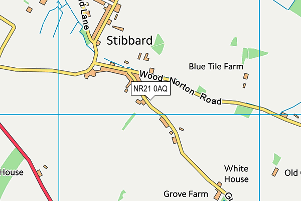 NR21 0AQ map - OS VectorMap District (Ordnance Survey)