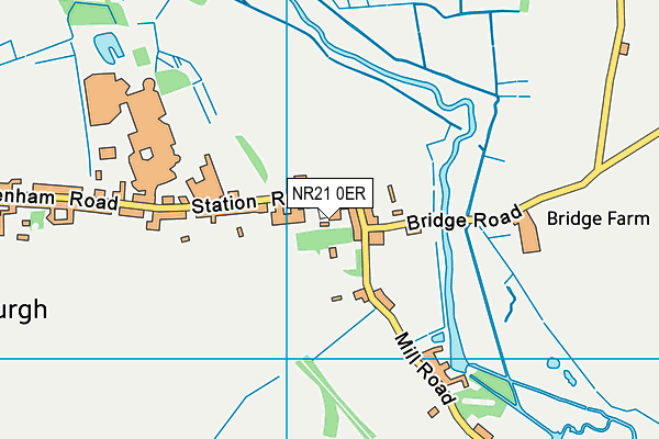 NR21 0ER map - OS VectorMap District (Ordnance Survey) NR21 0ER map - OS VectorMap District (Ordnance Survey)