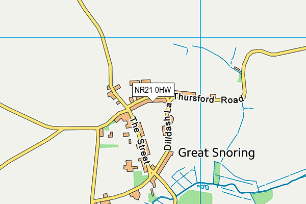 NR21 0HW map - OS VectorMap District (Ordnance Survey) NR21 0HW map - OS VectorMap District (Ordnance Survey)