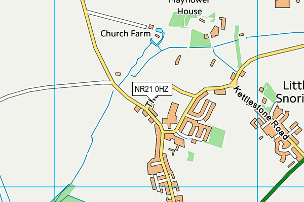 NR21 0HZ map - OS VectorMap District (Ordnance Survey) NR21 0HZ map - OS VectorMap District (Ordnance Survey)