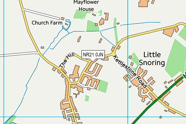NR21 0JN map - OS VectorMap District (Ordnance Survey)