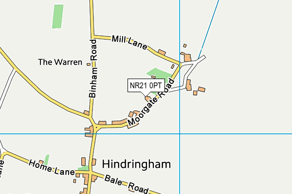 NR21 0PT map - OS VectorMap District (Ordnance Survey) NR21 0PT map - OS VectorMap District (Ordnance Survey)