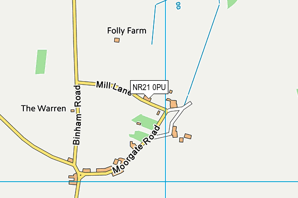 NR21 0PU map - OS VectorMap District (Ordnance Survey) NR21 0PU map - OS VectorMap District (Ordnance Survey)