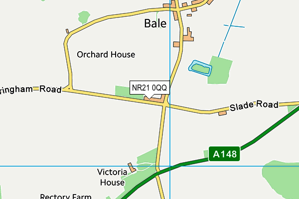 NR21 0QQ map - OS VectorMap District (Ordnance Survey)