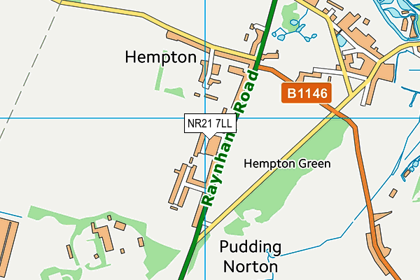 NR21 7LL map - OS VectorMap District (Ordnance Survey) NR21 7LL map - OS VectorMap District (Ordnance Survey)