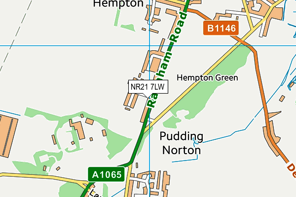 NR21 7LW map - OS VectorMap District (Ordnance Survey) NR21 7LW map - OS VectorMap District (Ordnance Survey)