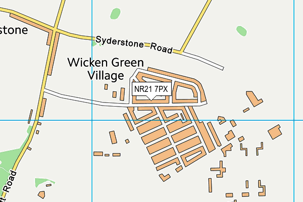 NR21 7PX map - OS VectorMap District (Ordnance Survey) NR21 7PX map - OS VectorMap District (Ordnance Survey)