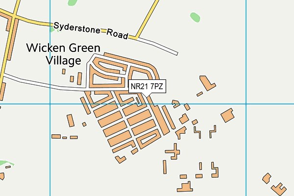 NR21 7PZ map - OS VectorMap District (Ordnance Survey) NR21 7PZ map - OS VectorMap District (Ordnance Survey)