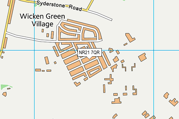 NR21 7QR map - OS VectorMap District (Ordnance Survey) NR21 7QR map - OS VectorMap District (Ordnance Survey)