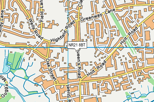 NR21 8BT map - OS VectorMap District (Ordnance Survey) NR21 8BT map - OS VectorMap District (Ordnance Survey)
