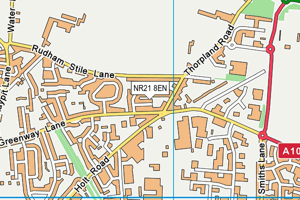 NR21 8EN map - OS VectorMap District (Ordnance Survey) NR21 8EN map - OS VectorMap District (Ordnance Survey)
