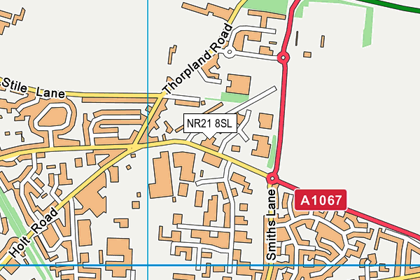 NR21 8SL map - OS VectorMap District (Ordnance Survey) NR21 8SL map - OS VectorMap District (Ordnance Survey)