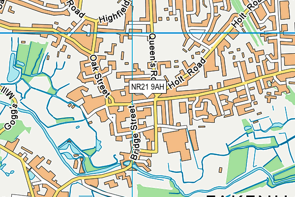 NR21 9AH map - OS VectorMap District (Ordnance Survey) NR21 9AH map - OS VectorMap District (Ordnance Survey)