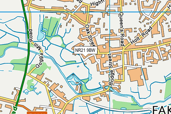 NR21 9BW map - OS VectorMap District (Ordnance Survey) NR21 9BW map - OS VectorMap District (Ordnance Survey)
